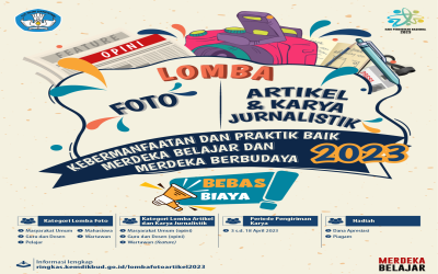 Lomba Foto, Artikel dan Karya Jurnalistik Kemdikbud Tahun 2023